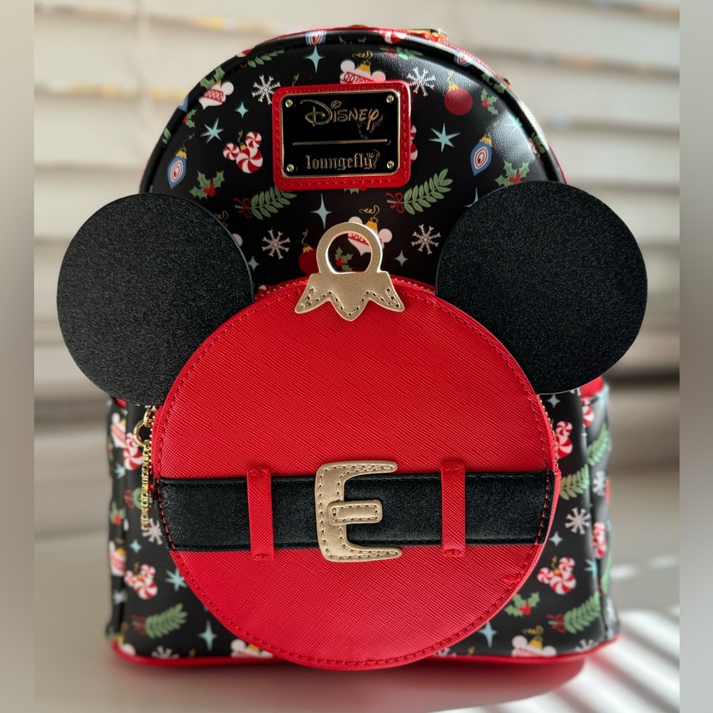 NWT Loungefly Disney’s Mickey Ornament Mini Backpack